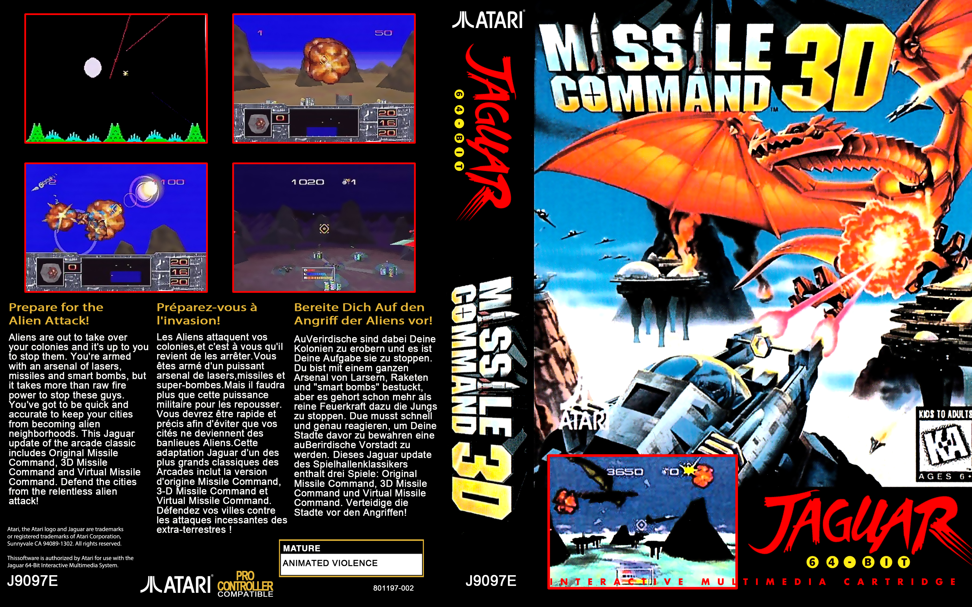 Missile Command 3D (Atari Jaguar) (gamerip) (1995) MP3 - Download 